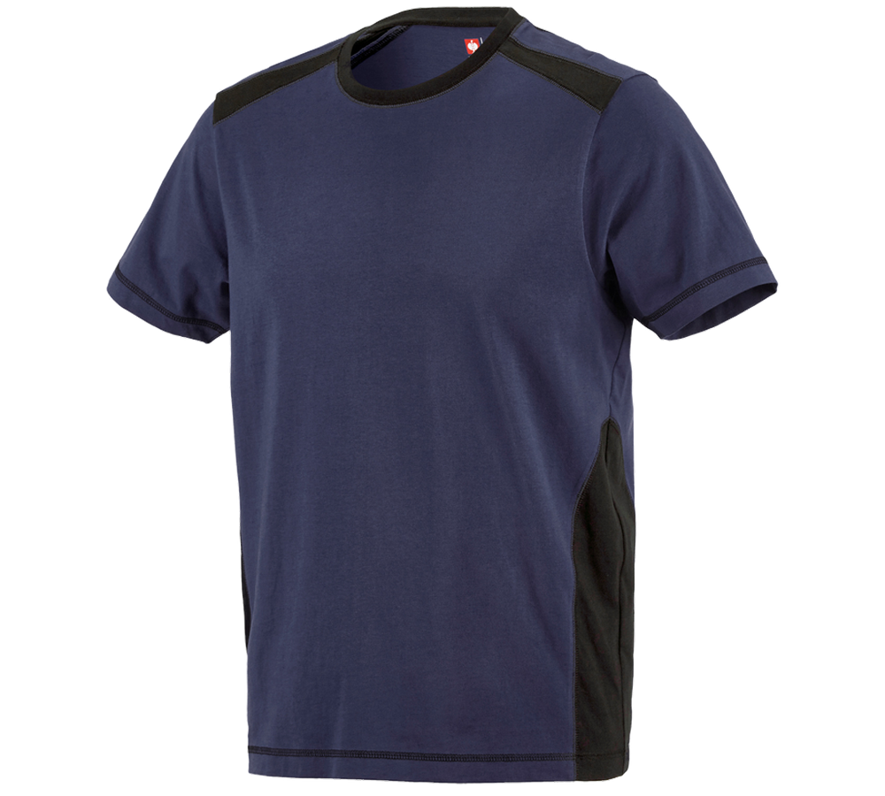 Koszulki | Pulower | Koszule: Koszulka cotton e.s.active + granatowy/czarny