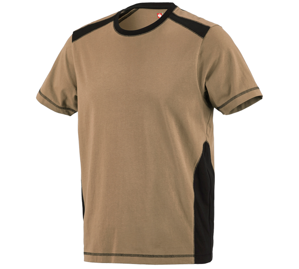 Ciesla / Stolarz: Koszulka cotton e.s.active + khaki/czarny