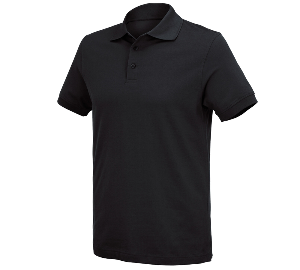Koszulki | Pulower | Koszule: e.s. Koszulka polo cotton Deluxe + czarny