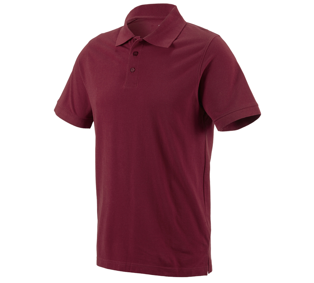 Koszulki | Pulower | Koszule: e.s. Koszulka polo cotton + bordowy