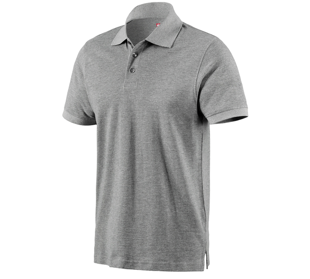 Koszulki | Pulower | Koszule: e.s. Koszulka polo cotton + szary melanżowy