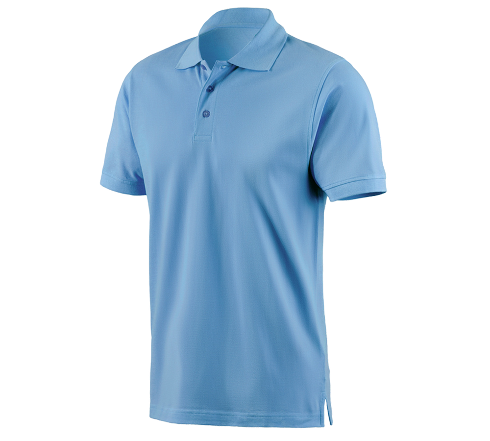 Tematy: e.s. Koszulka polo cotton + niebieski lazurowy