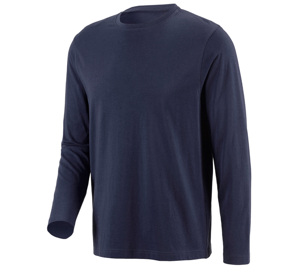 Koszulki | Pulower | Koszule: e.s. Bluzka długi rękaw cotton + granatowy