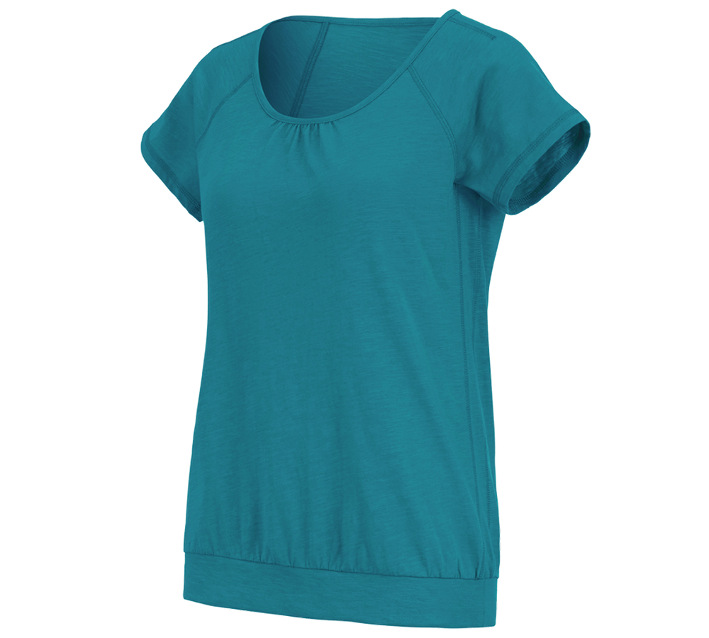 Koszulki | Pulower | Bluzki: e.s. Koszulka cotton slub, damska + oceaniczny