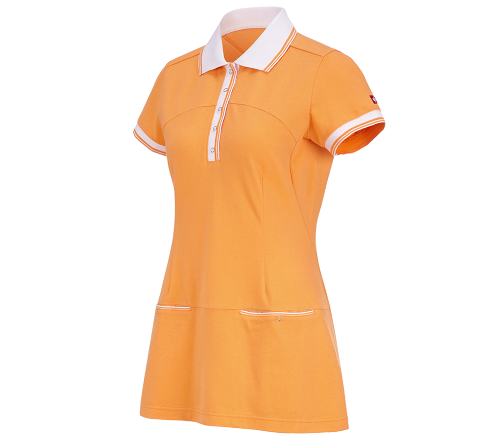 Sukienki | Spódnice: Sukienka z piki e.s.avida + jasnopomarańczowy