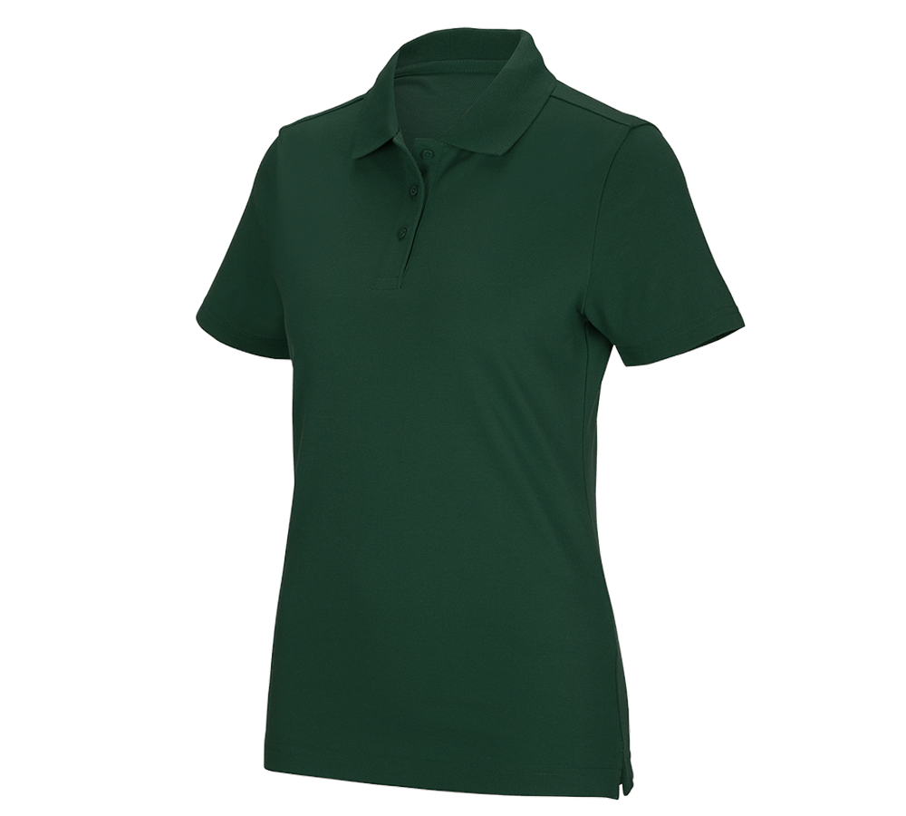 Koszulki | Pulower | Bluzki: e.s. Koszulka polo funkcyjna poly cotton, damska + zielony