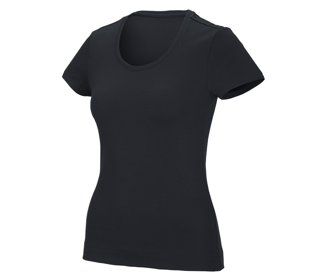 Koszulki | Pulower | Bluzki: e.s. Koszulka funkcyjna poly cotton, damska + czarny