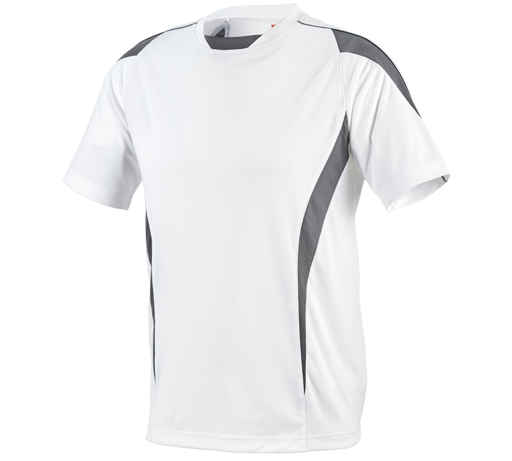 Koszulki | Pulower | Koszule: e.s. Koszulka funkcyjna poly Silverfresh + biały/cementowy
