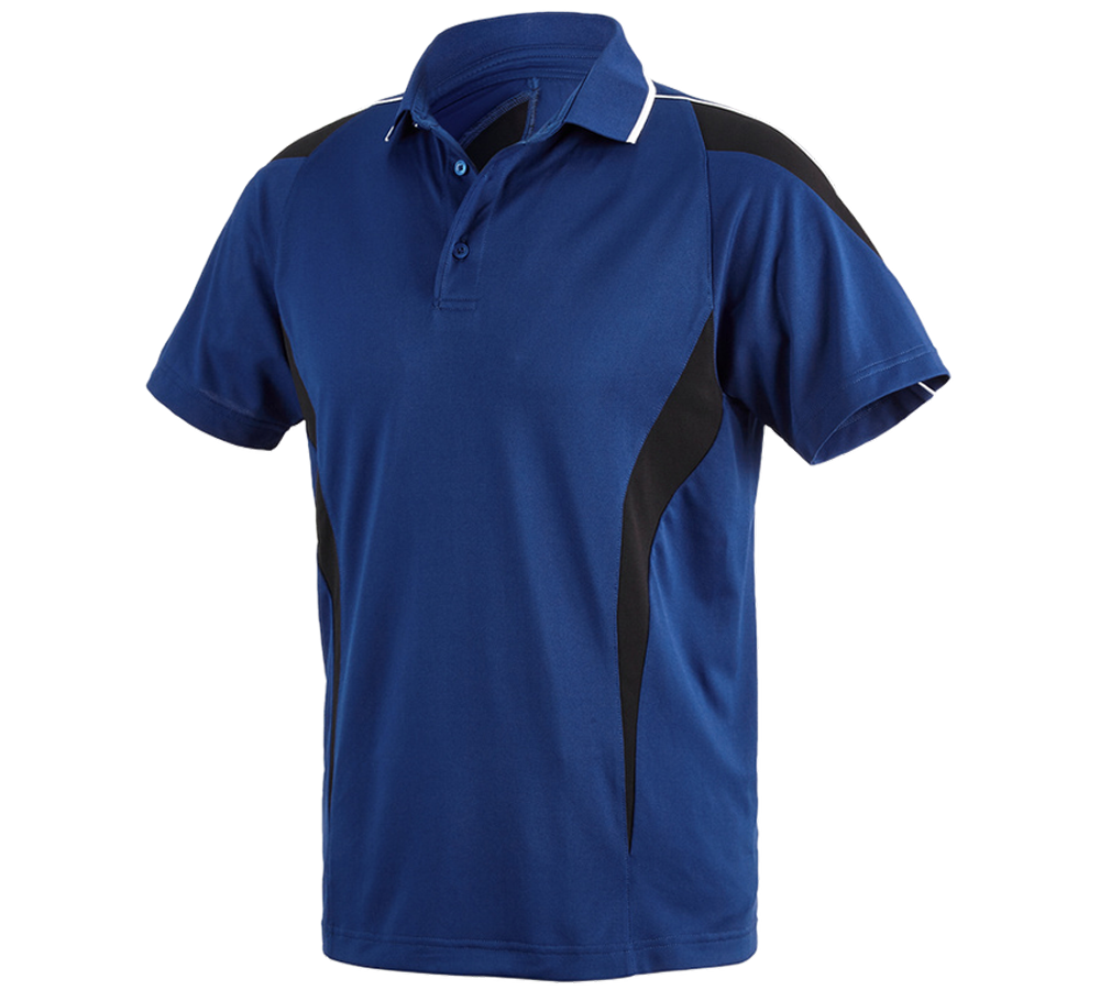 Koszulki | Pulower | Koszule: e.s. Koszulka funkcyjna polo poly Silverfresh + chabrowy/czarny