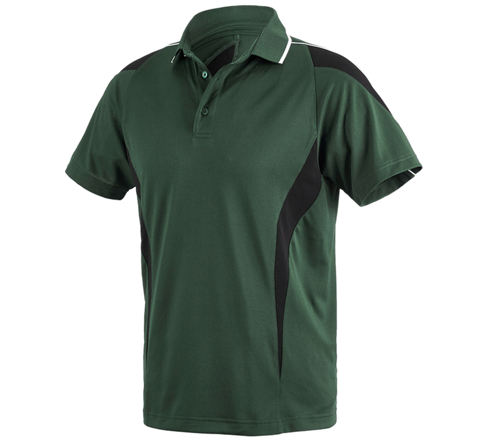 Koszulki | Pulower | Koszule: e.s. Koszulka funkcyjna polo poly Silverfresh + zielony/czarny