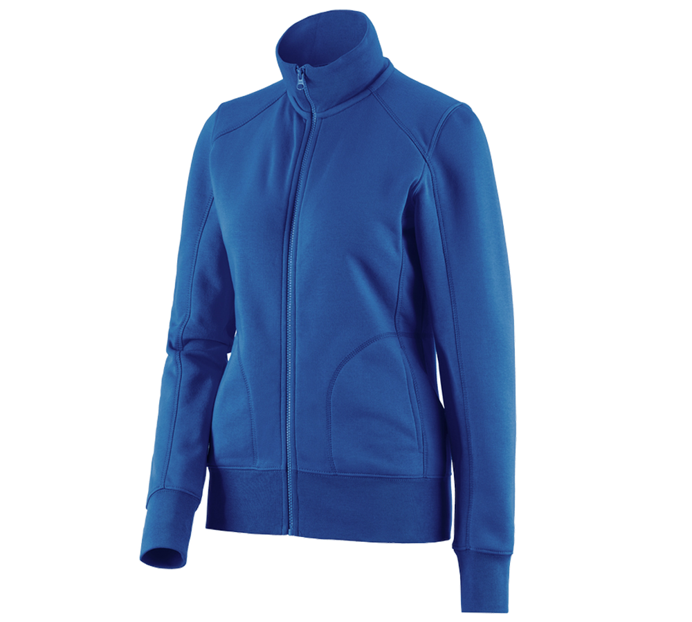 Koszulki | Pulower | Bluzki: e.s. Bluza rozpinana poly cotton, damska + niebieski chagall