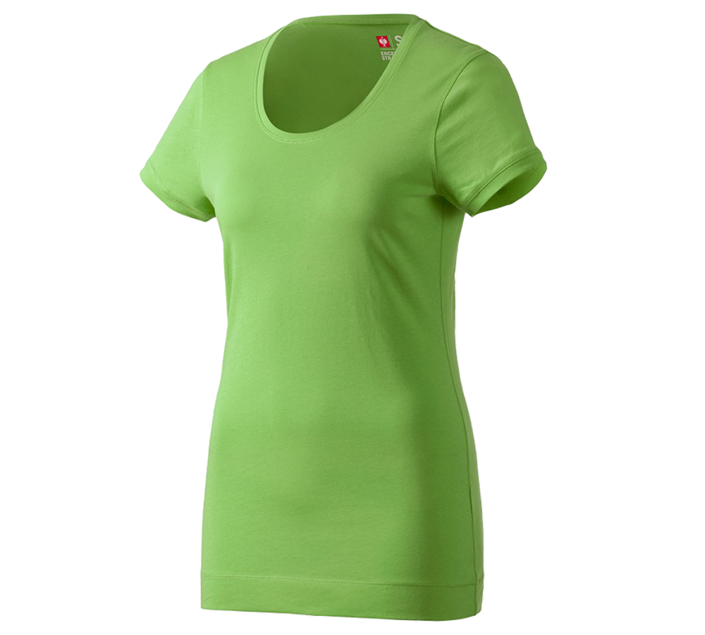 Tematy: e.s. Koszulka długa cotton, damska + zielony morski