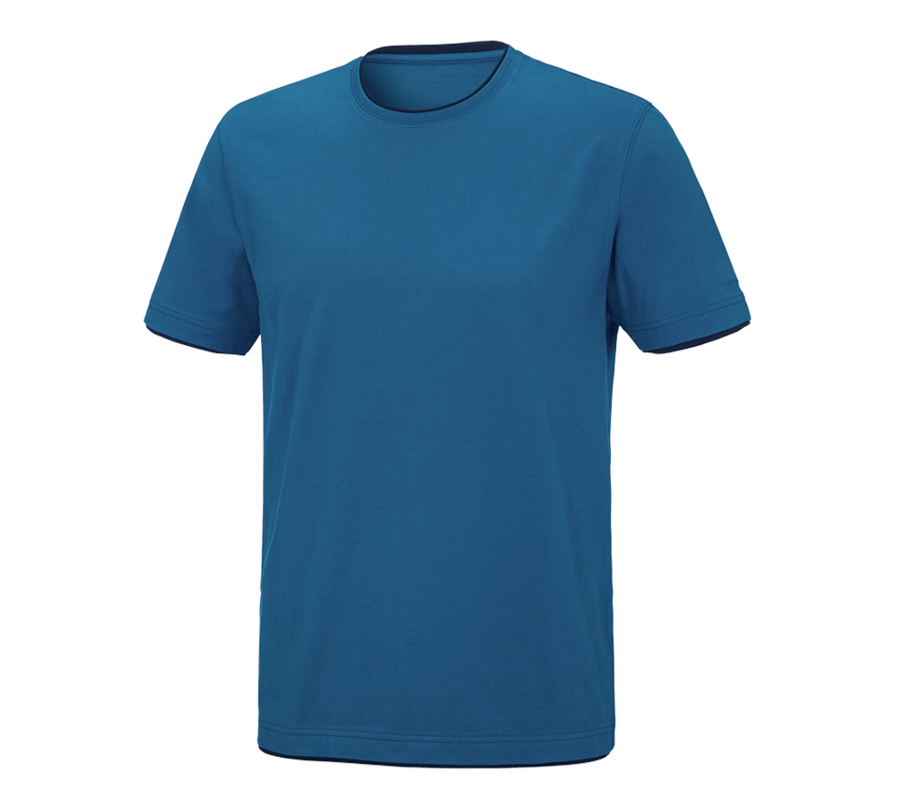 Koszulki | Pulower | Koszule: e.s. Koszulka cotton stretch Layer + atol/granatowy