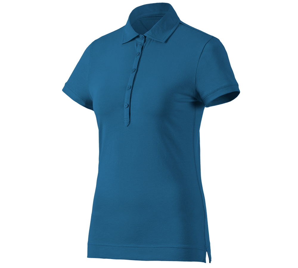 Koszulki | Pulower | Bluzki: e.s. Koszulka polo cotton stretch, damska + atol