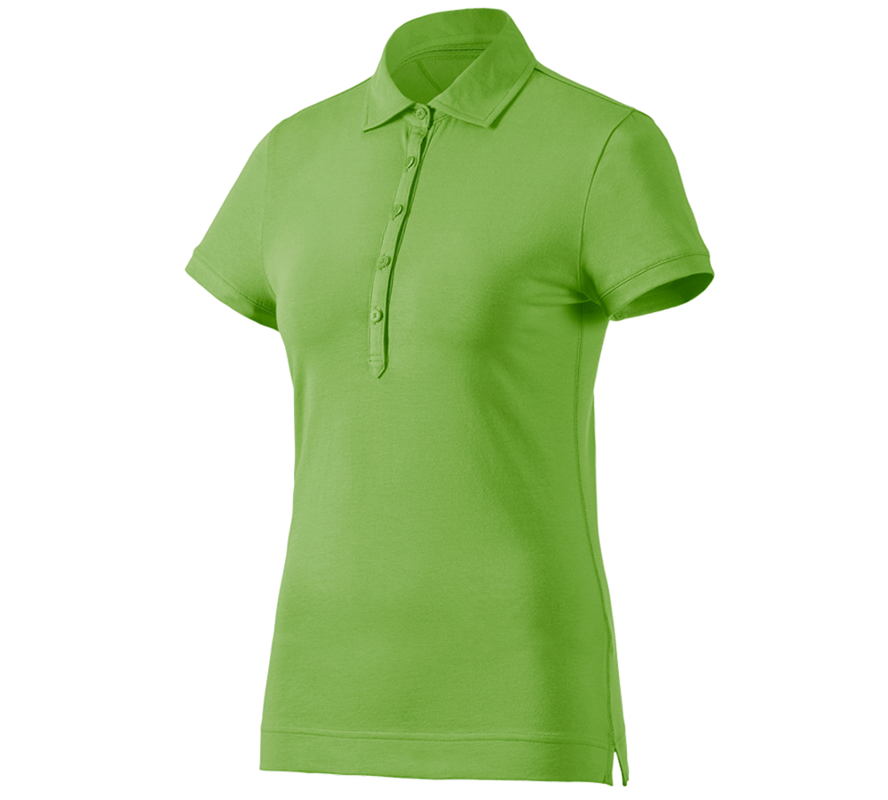 Tematy: e.s. Koszulka polo cotton stretch, damska + zielony morski