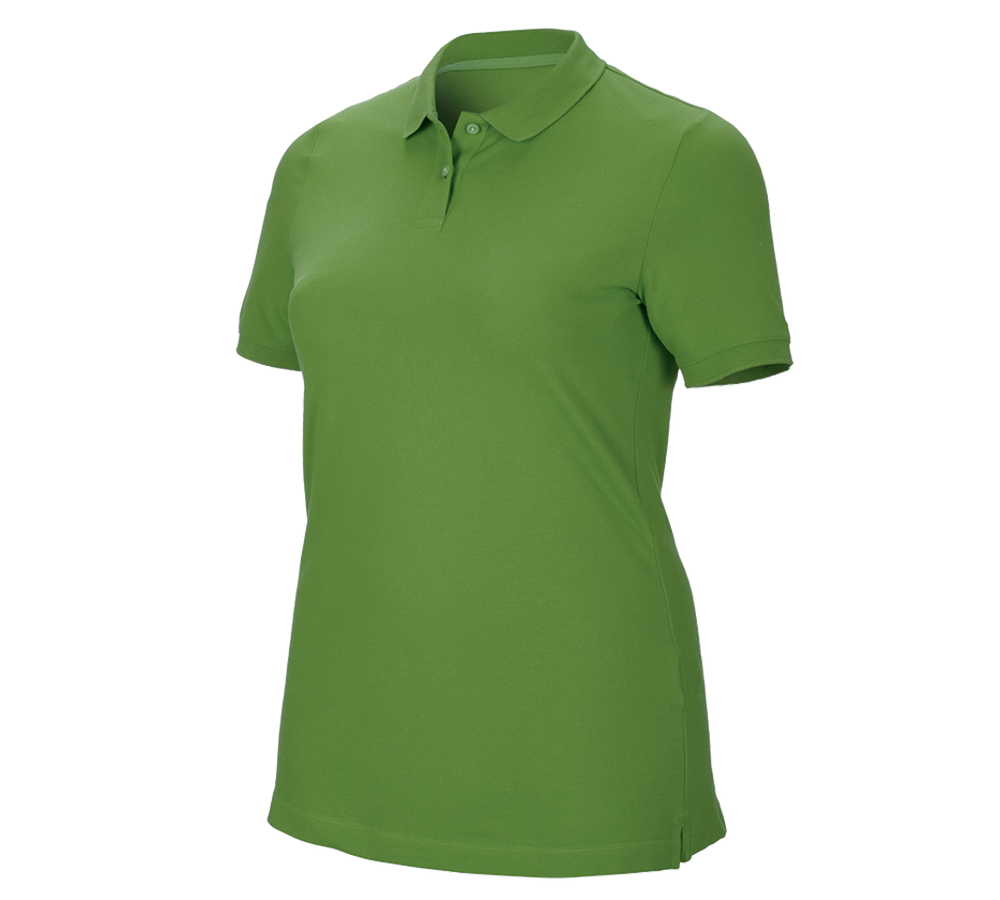 Koszulki | Pulower | Bluzki: e.s. Kosz. polo z piki cotton stretch,da.,plus fit + zielony morski