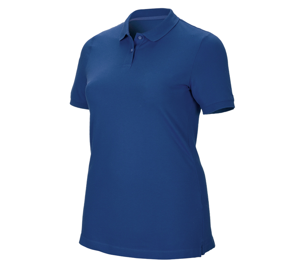 Koszulki | Pulower | Bluzki: e.s. Kosz. polo z piki cotton stretch,da.,plus fit + błękit alkaliczny