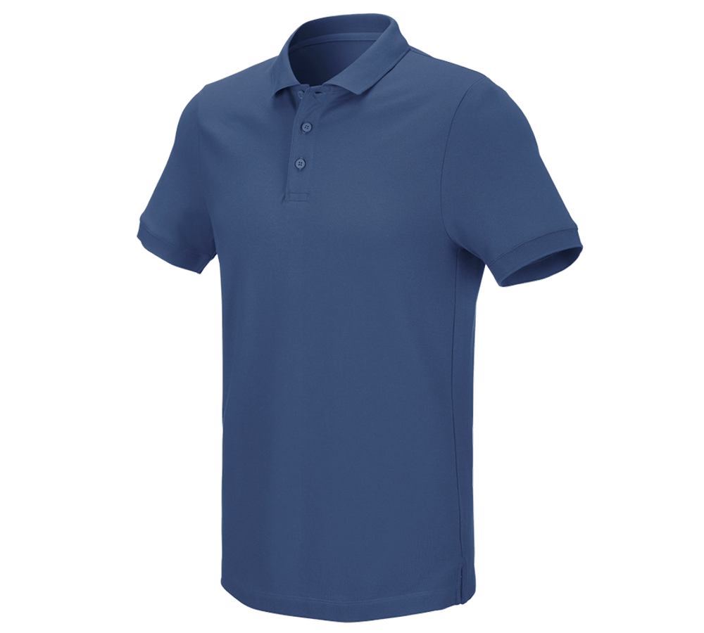 Koszulki | Pulower | Koszule: e.s. Koszulka polo z piki cotton stretch + kobaltowy
