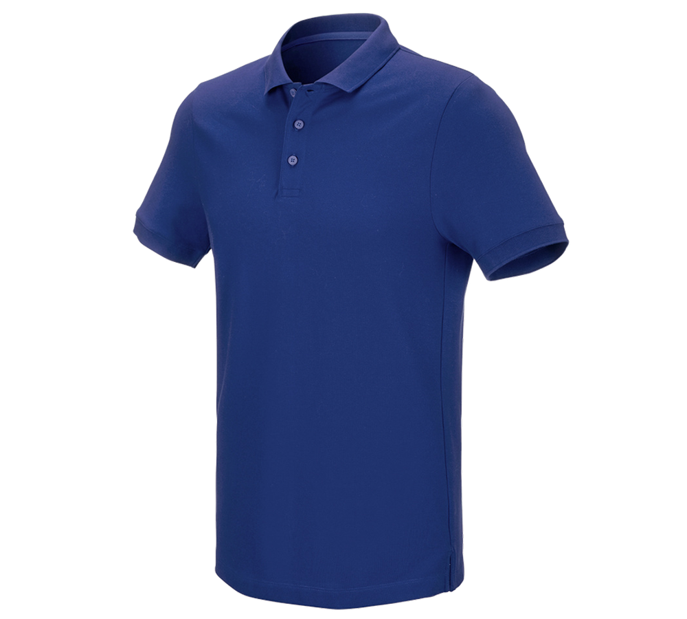 Koszulki | Pulower | Koszule: e.s. Koszulka polo z piki cotton stretch + chabrowy