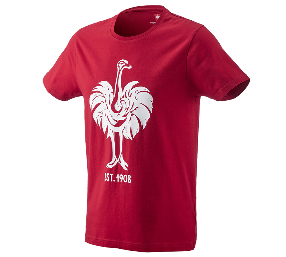 Koszulki | Pulower | Koszule: e.s. Koszulka 1908 + ognistoczerwony/biały