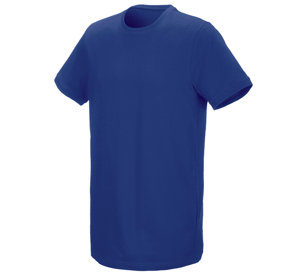 Koszulki | Pulower | Koszule: e.s. Koszulka cotton stretch, long fit + chabrowy