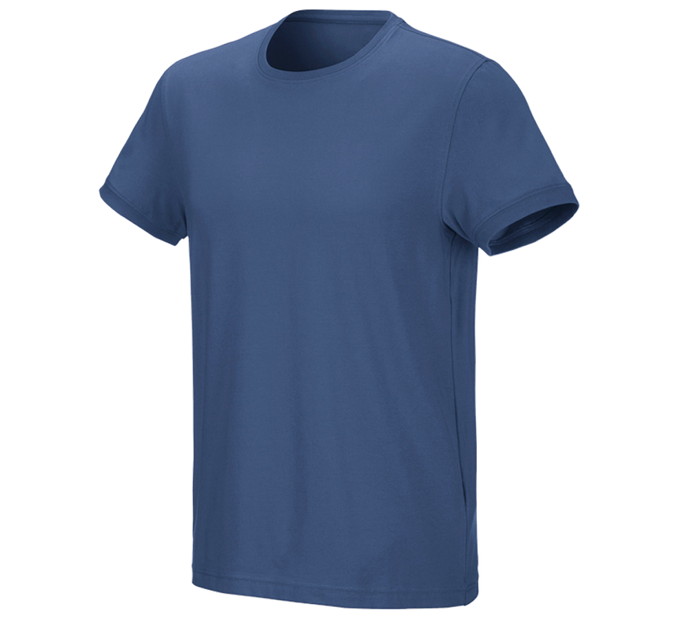 Ciesla / Stolarz: e.s. Koszulka cotton stretch + kobaltowy