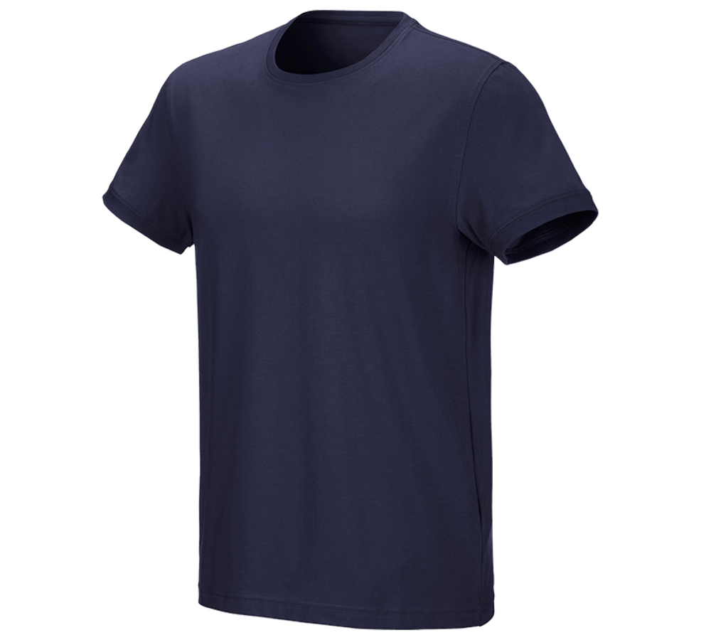 Koszulki | Pulower | Koszule: e.s. Koszulka cotton stretch + granatowy