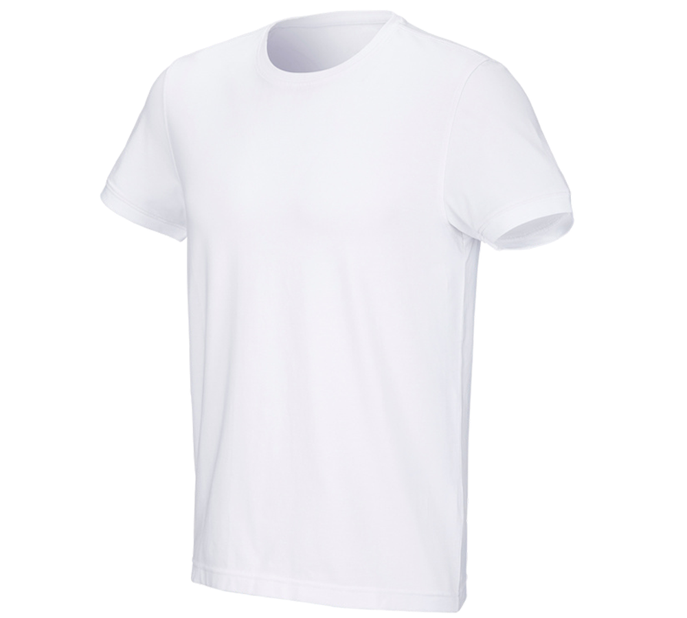 Tematy: e.s. Koszulka cotton stretch + biały