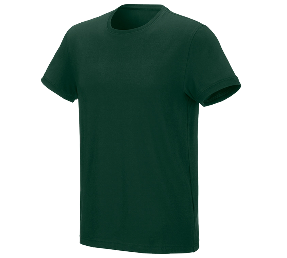 Tematy: e.s. Koszulka cotton stretch + zielony