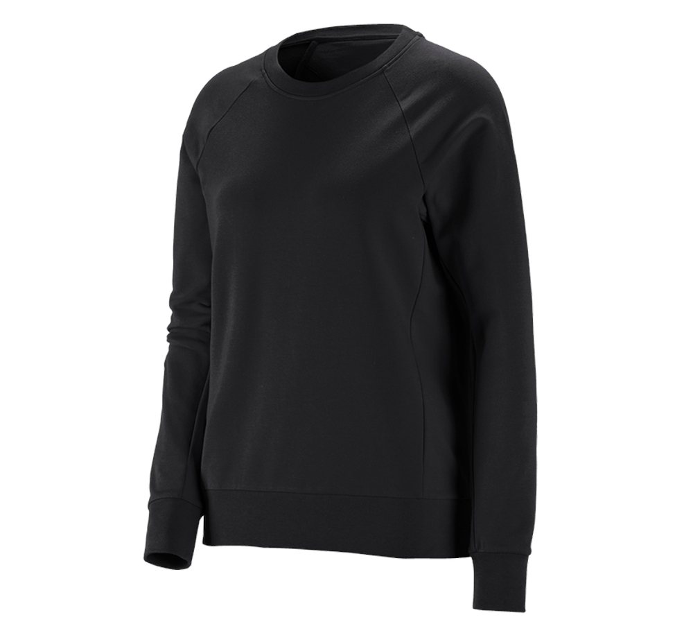 Koszulki | Pulower | Bluzki: e.s. Bluza cotton stretch, damska + czarny