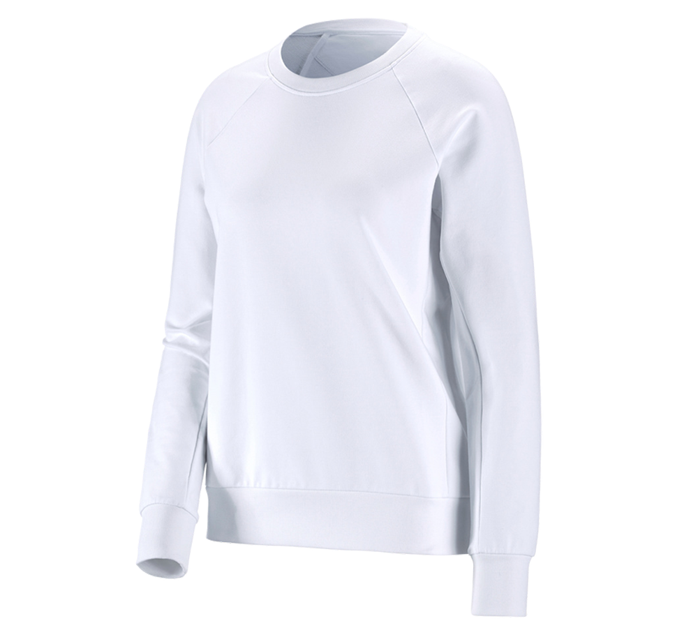 Koszulki | Pulower | Bluzki: e.s. Bluza cotton stretch, damska + biały