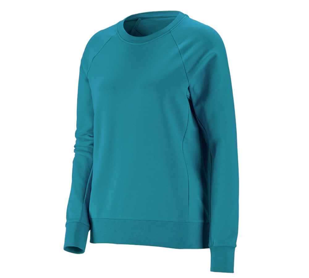 Koszulki | Pulower | Bluzki: e.s. Bluza cotton stretch, damska + oceaniczny