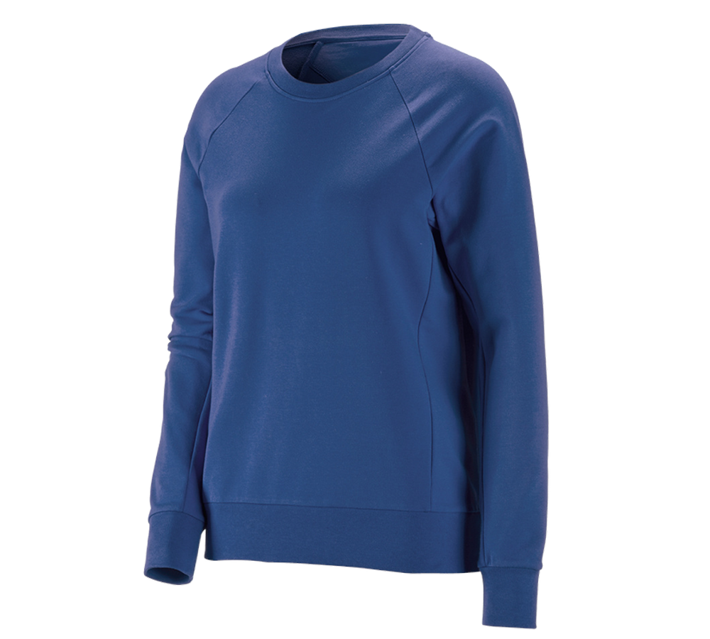 Koszulki | Pulower | Bluzki: e.s. Bluza cotton stretch, damska + błękit alkaliczny