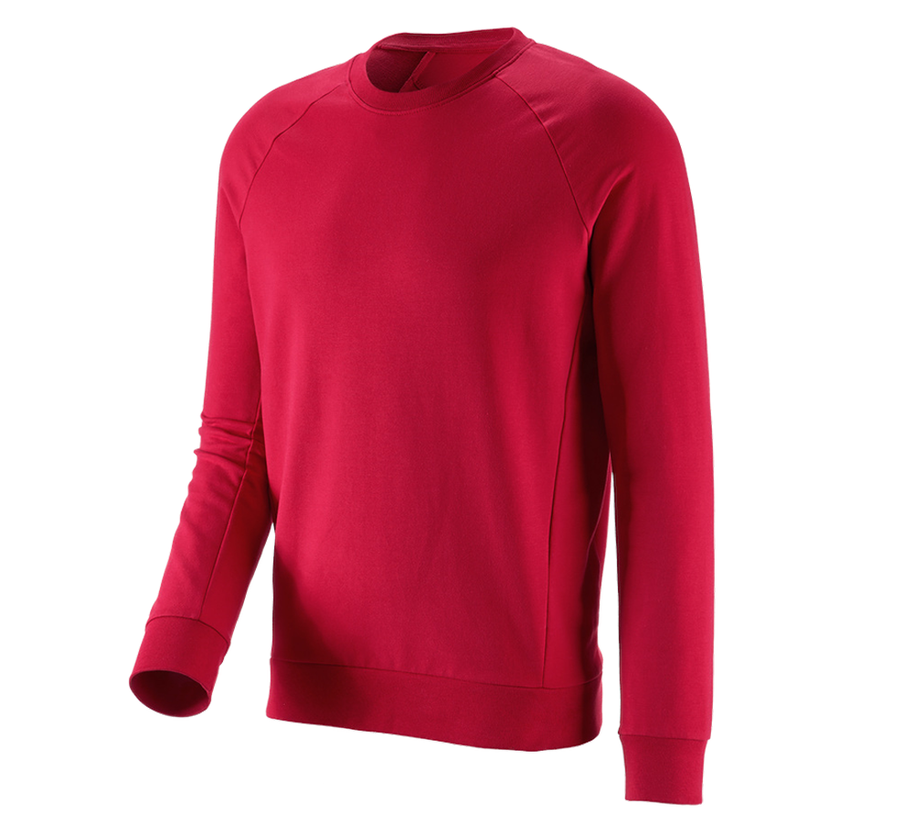 Koszulki | Pulower | Koszule: e.s. Bluza cotton stretch + ognistoczerwony