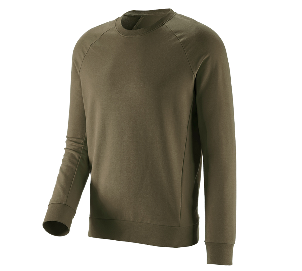 Koszulki | Pulower | Koszule: e.s. Bluza cotton stretch + błotnista zieleń