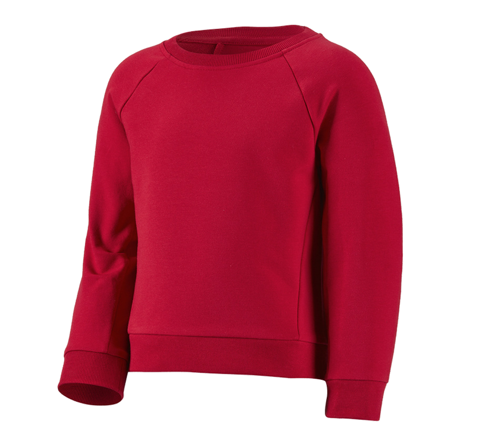 Dla najmłodszych: e.s. Bluza cotton stretch, dziecięca + ognistoczerwony