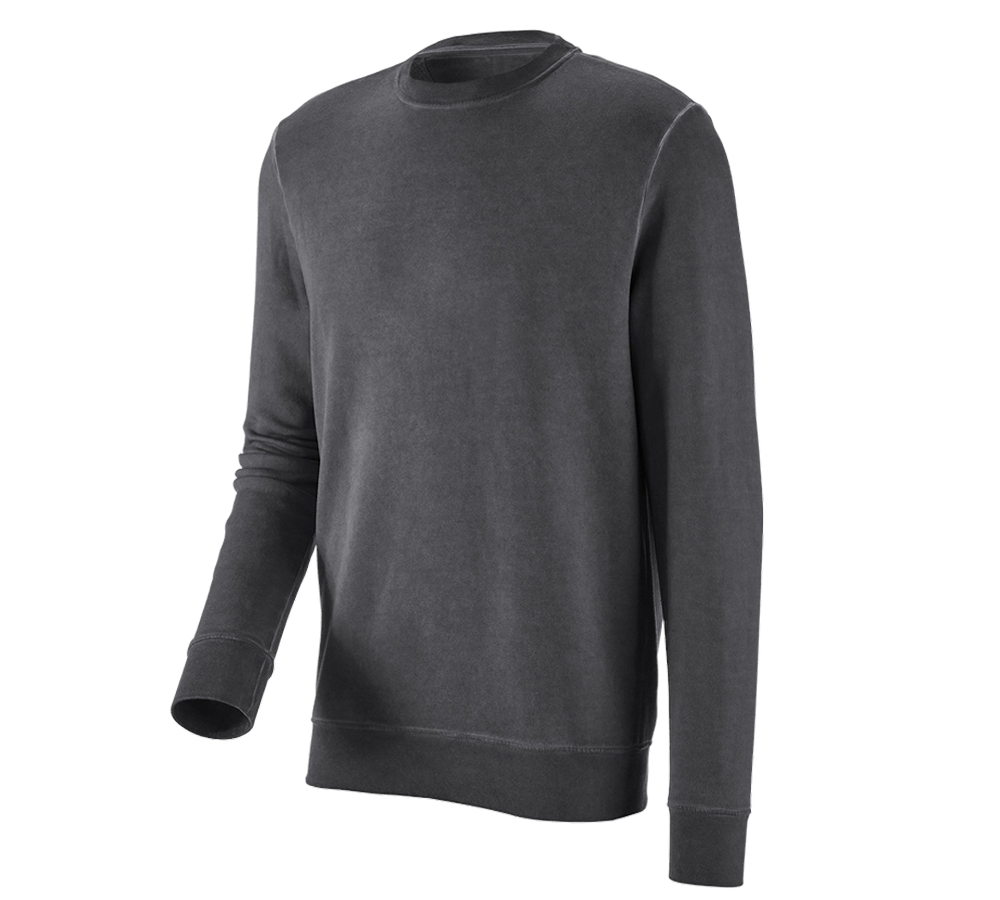 Koszulki | Pulower | Koszule: e.s. Bluza vintage poly cotton + czerń żelazowa vintage