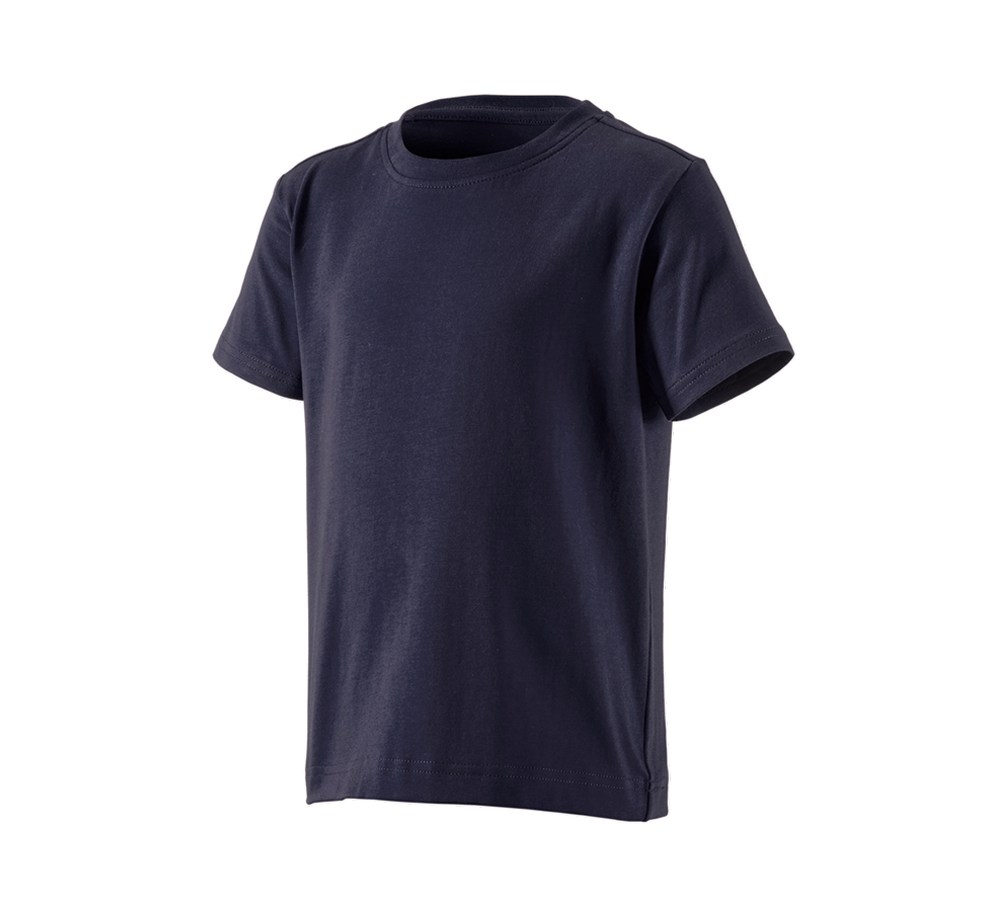 Koszulki | Pulower | Bluzki: e.s. Koszulka cotton stretch, dziecięca + granatowy