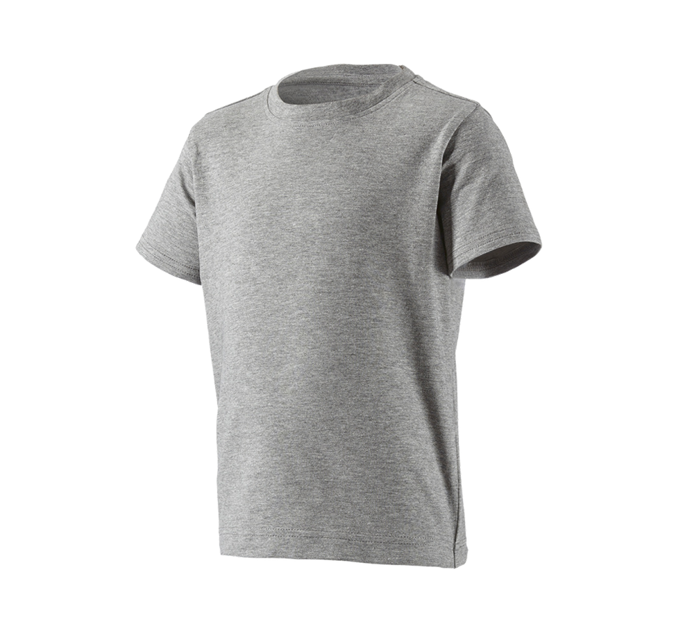 Koszulki | Pulower | Bluzki: e.s. Koszulka cotton stretch, dziecięca + szary melanżowy