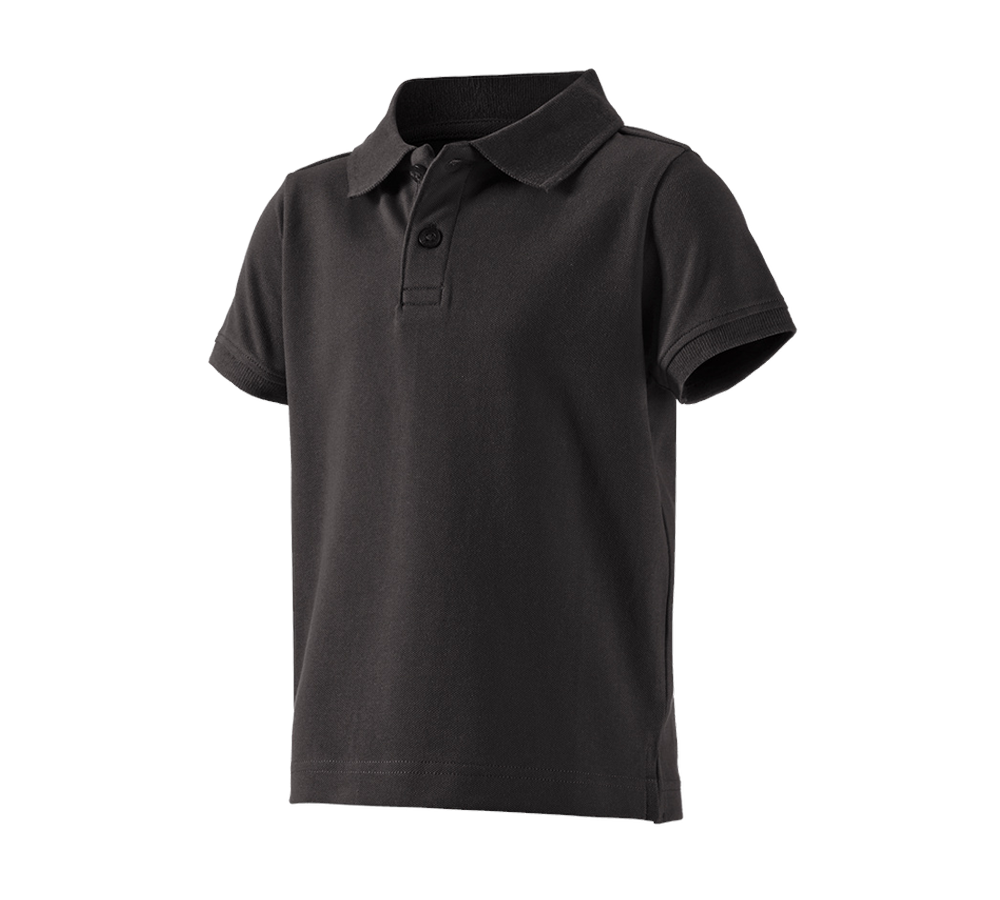 Koszulki | Pulower | Bluzki: e.s. Koszulka polo cotton stretch, dziecięca + czarny