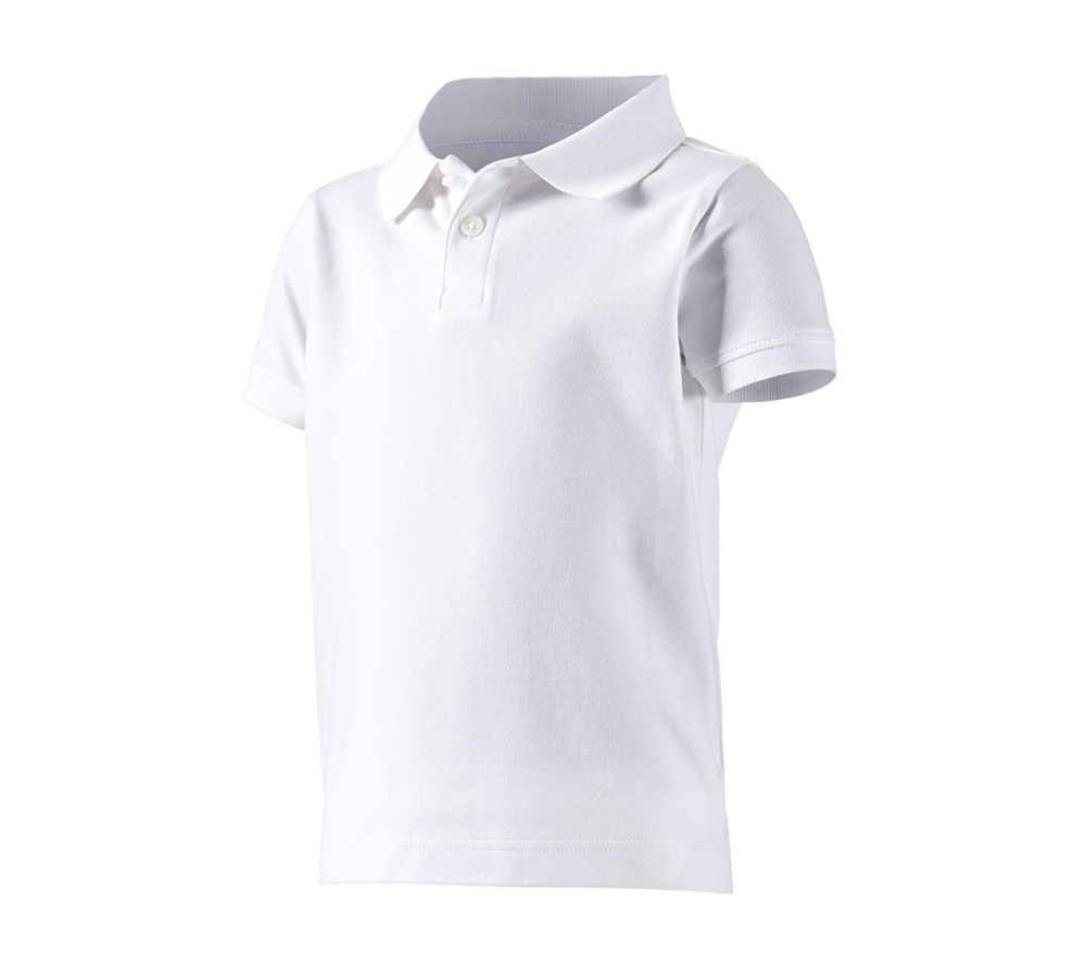 Tematy: e.s. Koszulka polo cotton stretch, dziecięca + biały