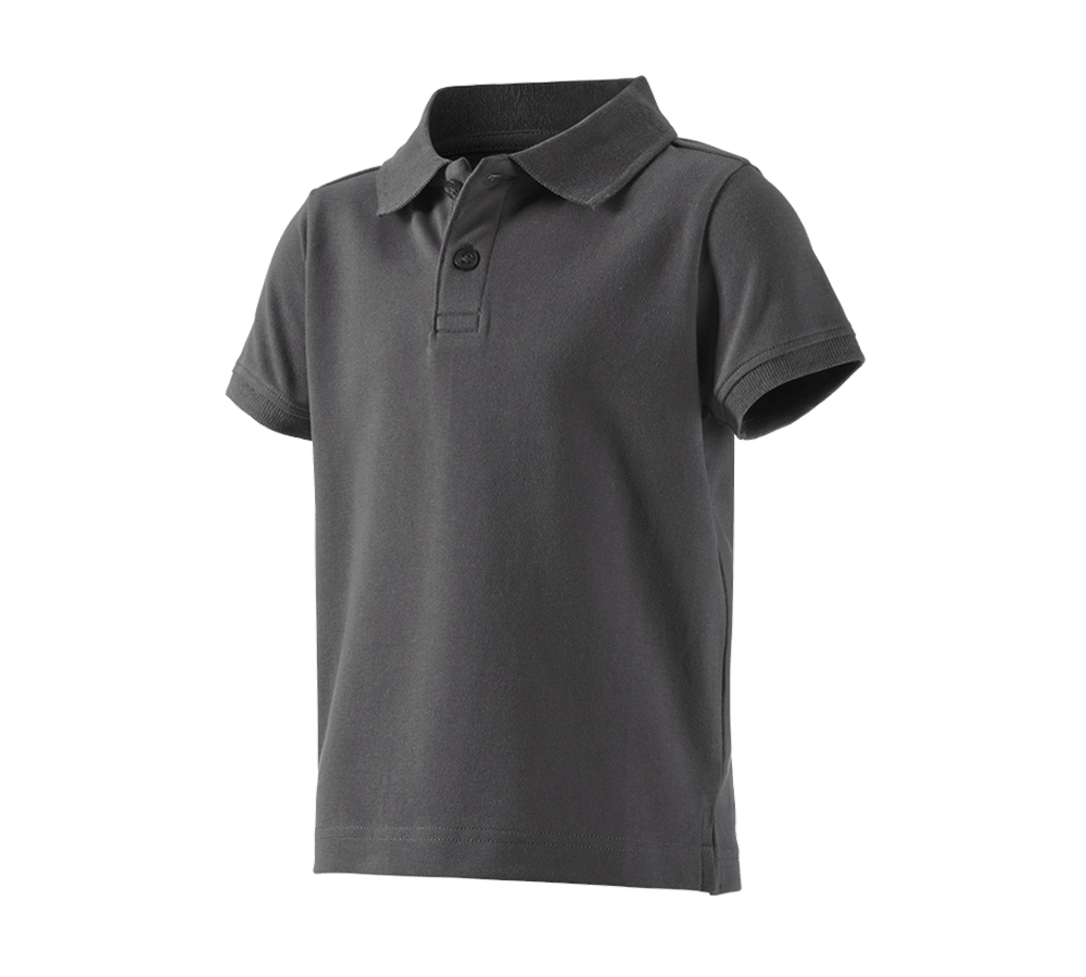 Koszulki | Pulower | Bluzki: e.s. Koszulka polo cotton stretch, dziecięca + antracytowy