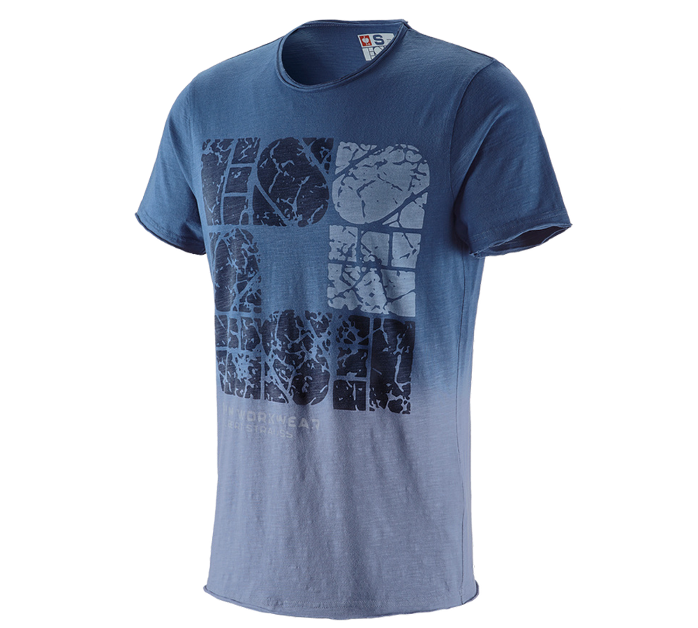 Koszulki | Pulower | Koszule: e.s. Koszulka denim workwear + niebieski antyczny vintage