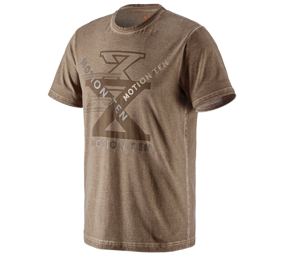 Koszulki | Pulower | Koszule: Koszulka e.s.motion ten + popielaty brąz vintage
