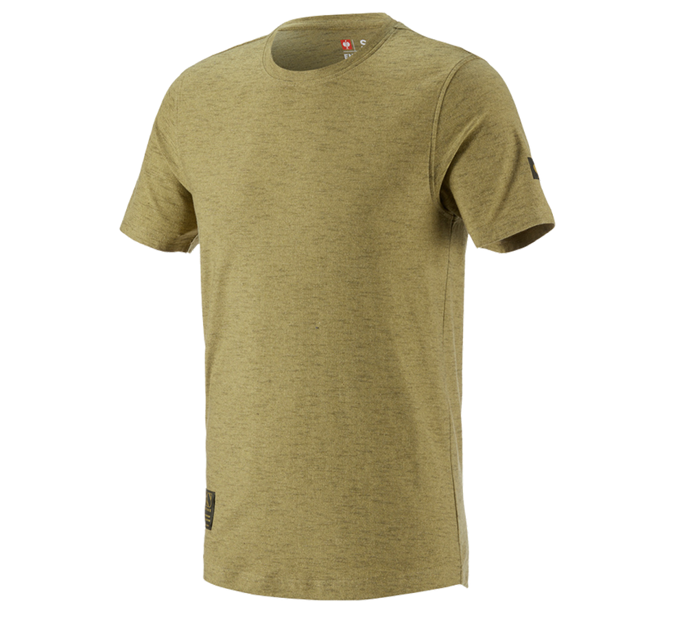 Koszulki | Pulower | Koszule: Koszulka e.s.vintage + molton złoto melanżowy