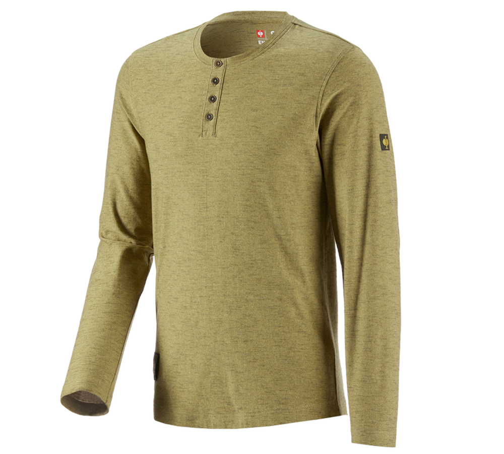 Koszulki | Pulower | Koszule: Bluzka długi rękaw e.s.vintage + molton złoto melanżowy
