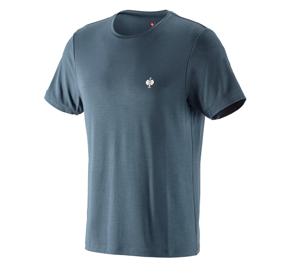 Koszulki | Pulower | Koszule: Koszulka Modal e.s. ventura vintage + błękit żelazowy