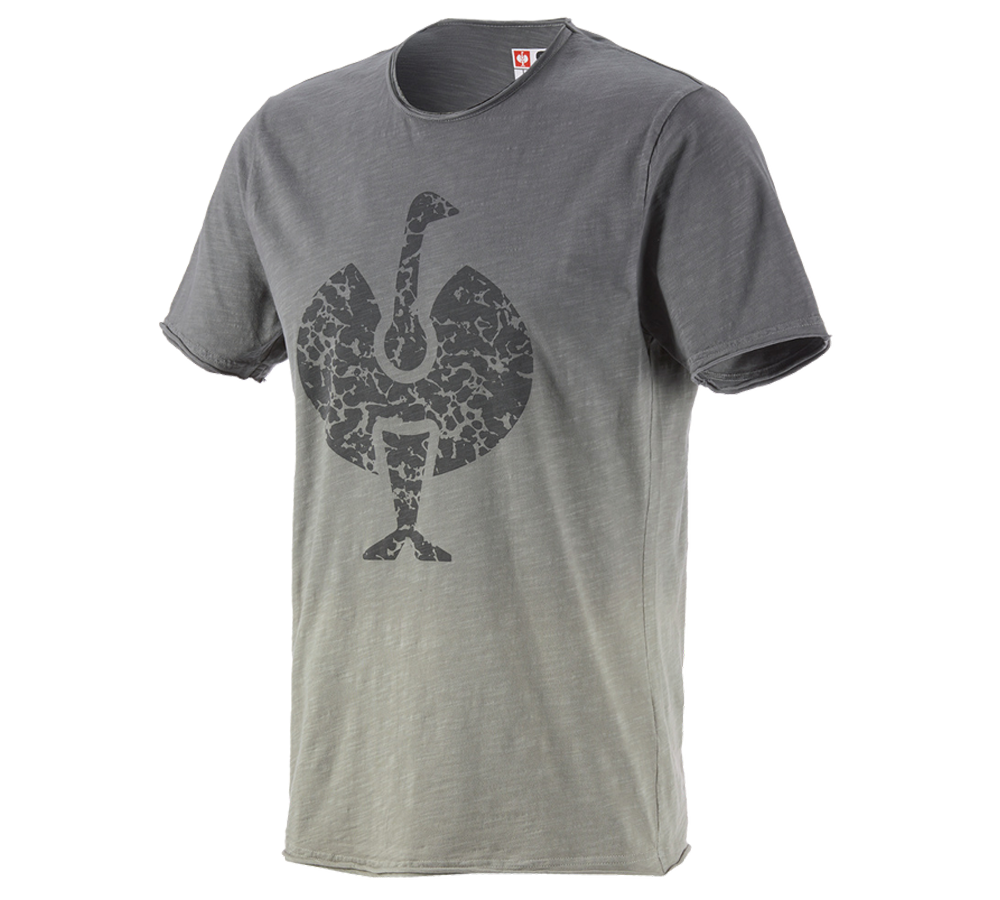 Koszulki | Pulower | Koszule: e.s. Koszulka workwear ostrich + granitowy vintage