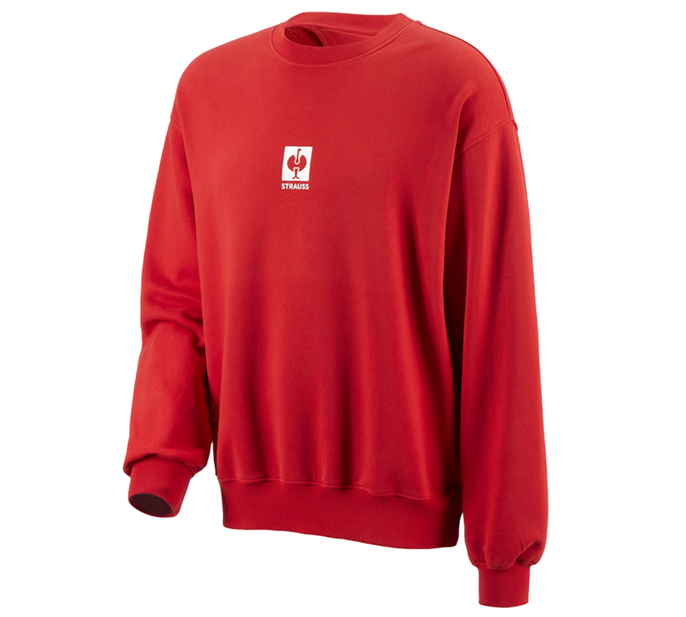 Koszulki | Pulower | Koszule: e.s.pop up sweatshirt katowice + strauss czerwony