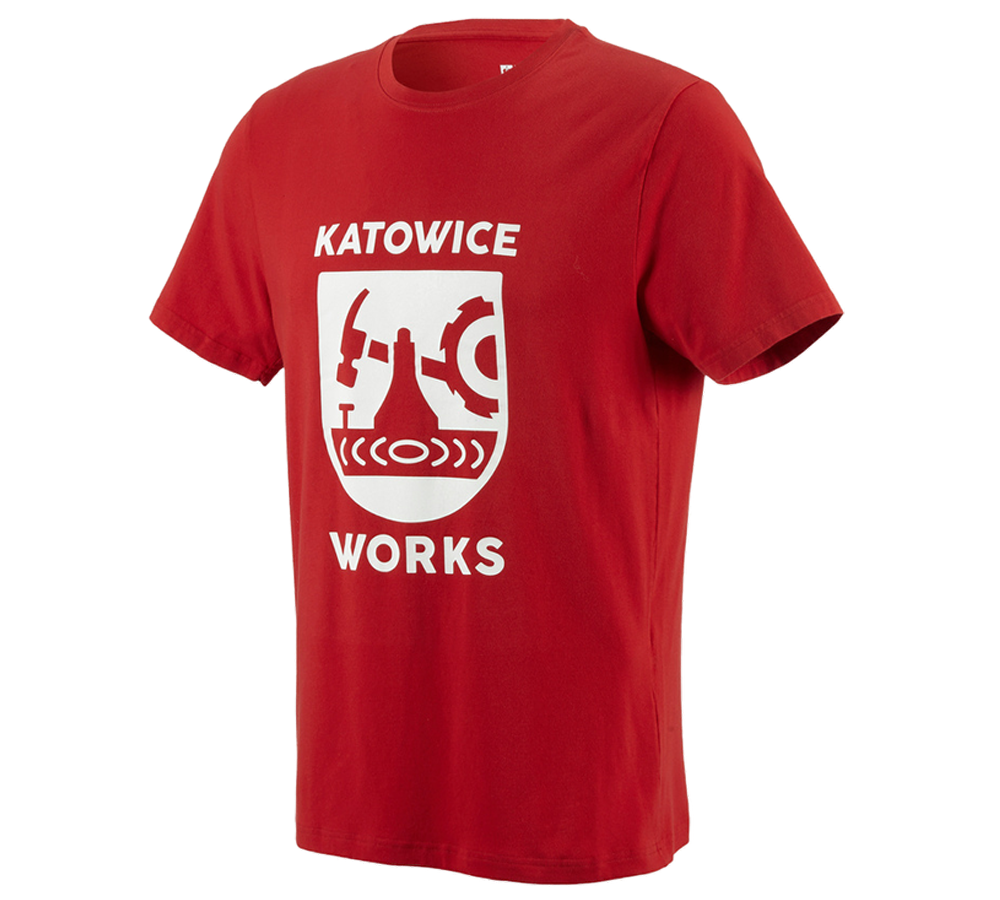 Koszulki | Pulower | Koszule: e.s.pop up t-shirt katowice + strauss czerwony